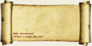 Hana Jovčić vizit kartica